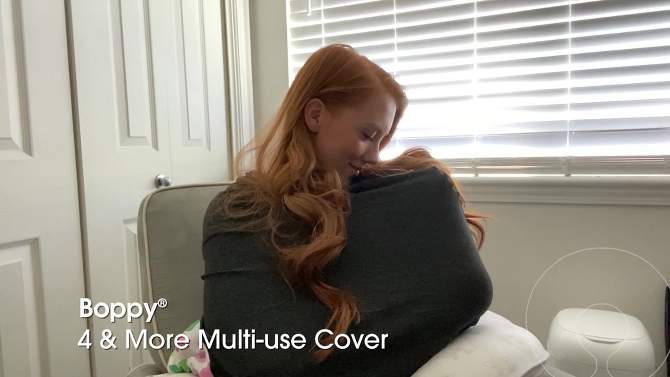 Boppy 4 and More Multi-use Cover Charcoal, 2 of 8, play video