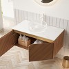 GDFStudio Cossitt 36" Modern Bathroom Vanity with Vessel Basin and Storage Cabinet - 2 of 4