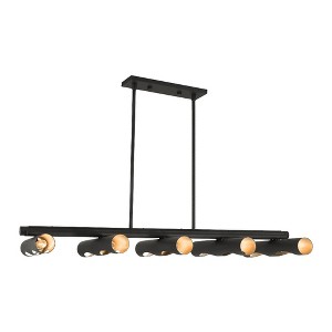 Livex Lighting Novato 10 - Light Chandelier in  Black - 1 of 2