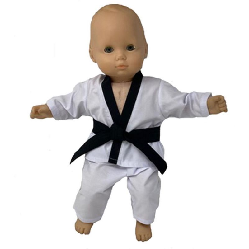 Doll Clothes Superstore Karate Outfit For 15 Inch Baby And Cabbage Patch Kid Dolls, 4 of 6