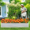 BestMassage Raised Garden Bed 12in H Outdoor Planter Raised Bed with Galvanized Metal, Silver - 2 of 4
