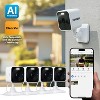 Defender GO 2K AI POWERED WiFi Indoor/Outdoor Home, Business, Pet, Baby Security Camera, 4 Pack - 2 of 4