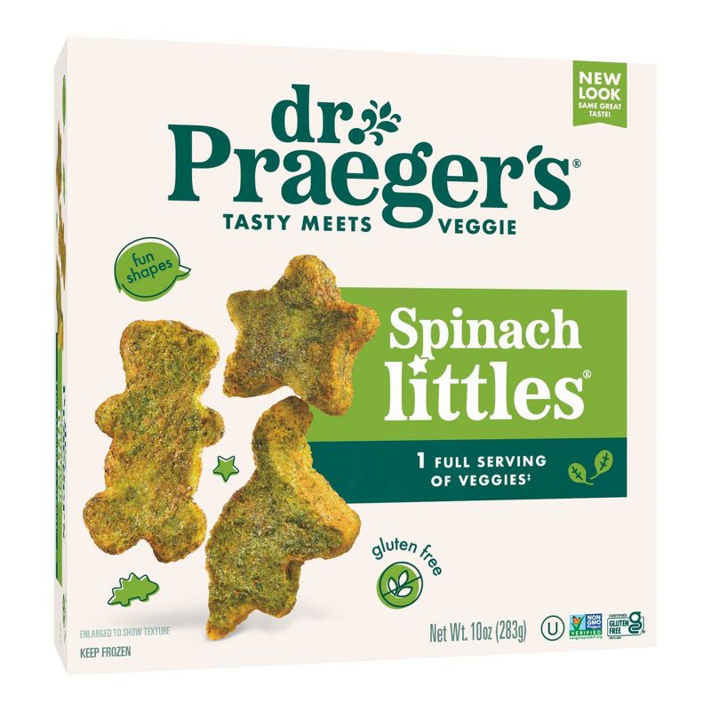 Dr. Praeger&#39;s Frozen Gluten Free Spinach Littles - 10oz, 1 of 6
