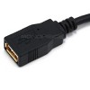 Monoprice USB 2.0 Extension Cable - 10 Feet - Black | Type-A Male to USB Type-A Female, 28/24AWG, Gold Plated Connectors - 2 of 4