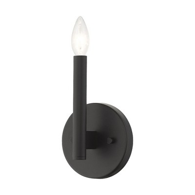 Livex Lighting Copenhagen 1 - Light Wall Light in  Black