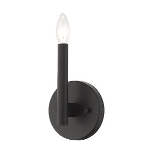 Livex Lighting Copenhagen 1 - Light Wall Light in  Black - 1 of 4