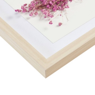 Avant Garden Real Dried Floral Shadowbox Duo in Natural Wood