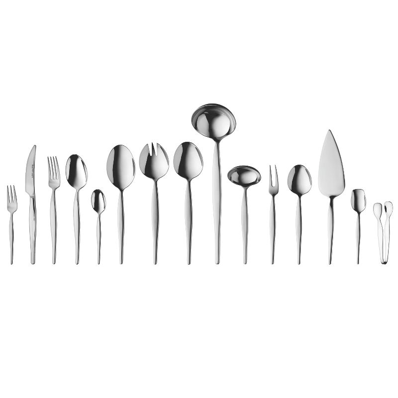BergHOFF Ralph Kramer Finesse 72Pc 18/10 Stainless Steel Flatware set, Service for 12, 1 of 14