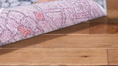 Hand-Knotted Gray Synthetic Rectangle Area Rug