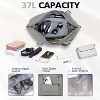 Luupatchy Waterproof Weekender Duffel Bag - Airplane-Friendly Carry-On with Trolley Sleeve, Multi-Pocket Gym/Travel Tote for Men & Women - 3 of 4