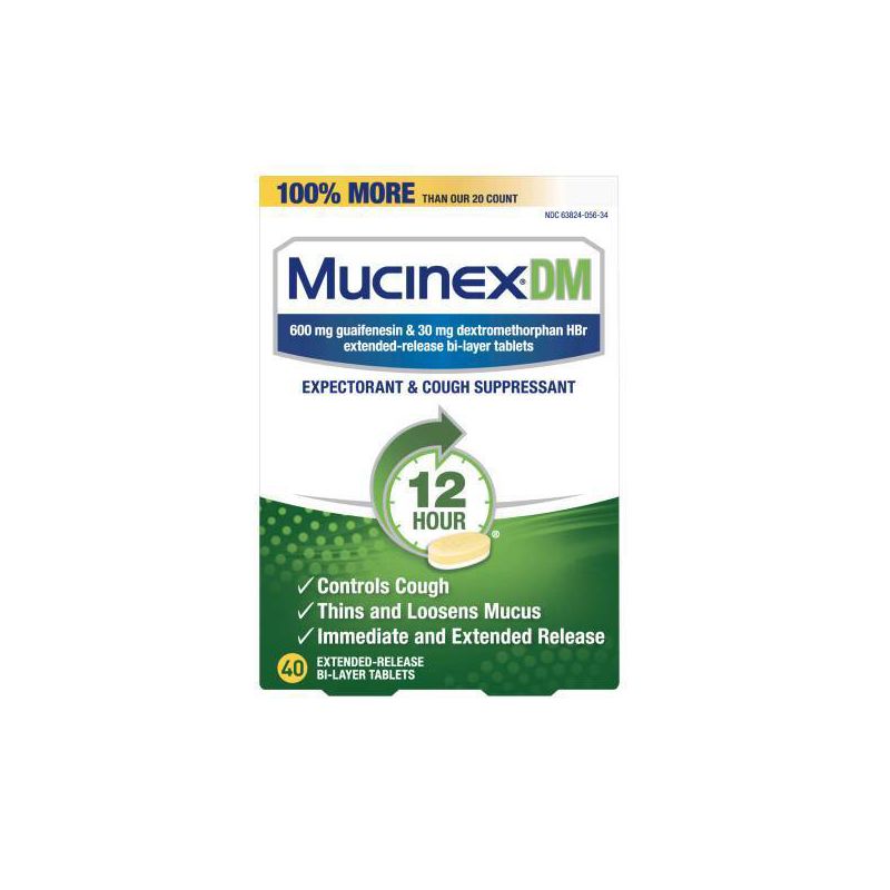  Mucinex DM 12 Hour Cough Medicine - Tablets, 2 of 4