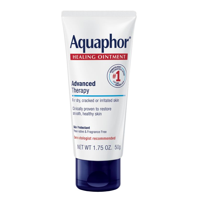Aquaphor Healing Ointment Skin Protectant and Moisturizer for Dry and Cracked Skin Unscented - 1.75oz, 1 of 17