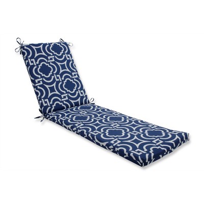 Indoor/Outdoor Carmody Navy Chaise Lounge Cushion - Pillow Perfect