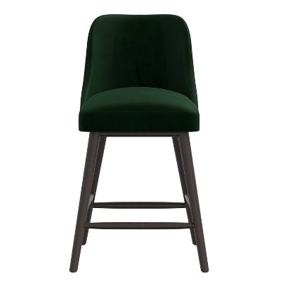 Counter Height Barstool Fauxmo Emerald - Skyline Furniture