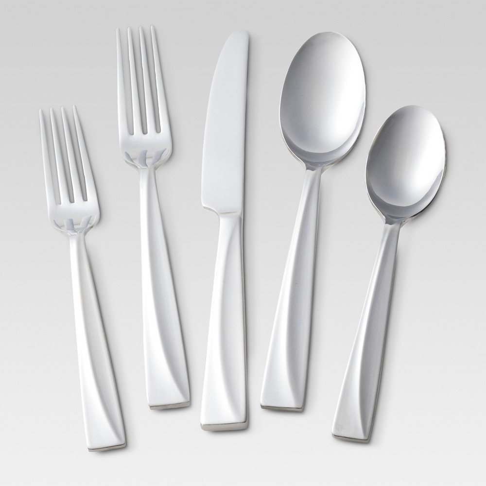 Alma Sand Silverware Set 20-pc. Stainless Steel - Threshold