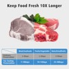 FUFU&GAGA Black 60KPA+110W Vacuum Sealer: 8 - in - 1 Multifunctional with LED Touchscreen & Built - in Cutter - 3 of 4