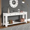NicBex Antique Solid Wood Console Table with Storage,American Design Drawer Entryway Table,Sofa Table for Living Room,Entryway,Hallway - 2 of 4