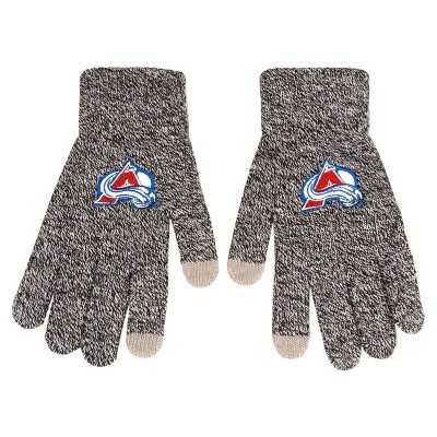 NHL Colorado Avalanche Gray Knit Gloves