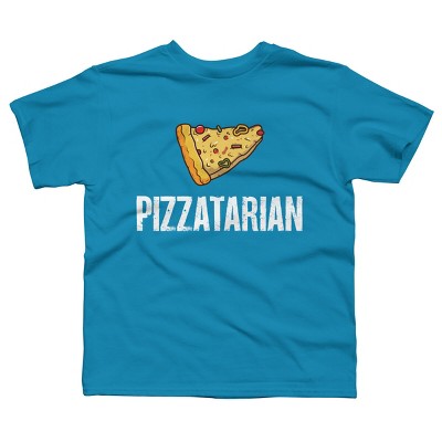 Boy's Design By Humans Pizza Lover, I Love Pizza, I'm a PizzaTarian, Pizza based feed By Newsaporter T-Shirt