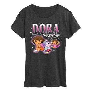 Women's - Dora the Explorer - Bootleg Short Sleeve Graphic T-Shirt - 1 of 4