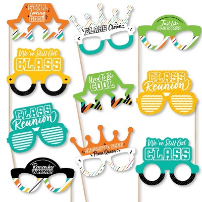 Big Dot Of Happiness Canada Day Glasses - Paper Card Stock Canadian Party  Photo Booth Props Kit - 10 Count : Target