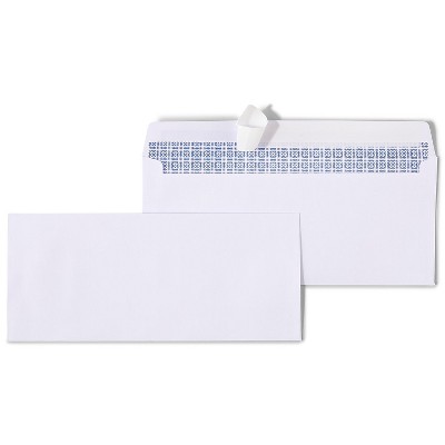 Staples Easy Close #10 Security-Tint Envelopes 100/Box (394057/19037) 50308