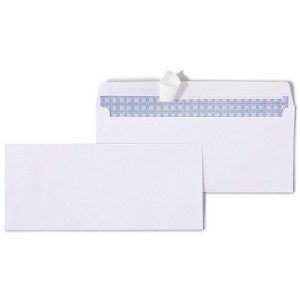 Staples Easy Close #10 Security-Tint Envelopes 100/Box (394057/19037) 50308 - 1 of 4