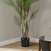 TopComfy Artificial Trees 83in Tall Artificial Palm Tree Potted Palm Tree Real Touch Leaves Faux Palm Tree for Room, Green, 49.25"*49.25"*82.75" - 4 of 4