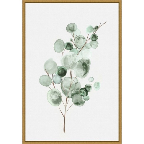 16 X 23 Tender Sprout Ii By Eva Watts Framed Canvas Wall Art Amanti Art Target