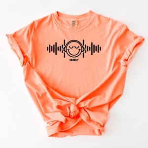 Simply Sage Market S.W.Smiley Headphones Music Garment Dyed Tee - 1 of 4
