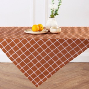 Solino Home Linen Table Throw | Windowpane - 1 of 4