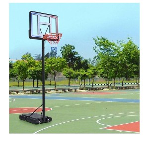 black- Basketball Hoop,Portable 4.76-10ft Adjustable Basketball Hoop, Basketball Hoop Goal System - 1 of 4