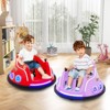 Costway 12V Kids Ride on Bumper Car Remote Control w/ Flashing LED Light & Music - 4 of 4