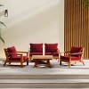 WestinTrends Avalon Outdoor 5-Piece Modular Sectional Patio Furniture Sofa Set - 2 of 4