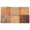 36" x 20" PVC Mosaic Anti-Fatigue Kitchen Floor Mat Green - J&V Textiles: Indoor/Outdoor Medium Pile Rug, Hand Washable - 4 of 4