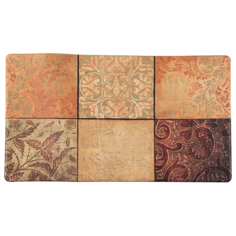 36&#34; x 20&#34; PVC Mosaic Anti-Fatigue Kitchen Floor Mat Green - J&#38;V Textiles, 5 of 8