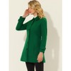 INSPIRE CHIC Women's Peter Pan Collar Single Breasted Winter Long Overcoat - 3 of 4