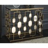 Majaci Console Gold Finish - Signature Design by Ashley: Modern Mirrored Entryway Table with Metal Frame - 2 of 4