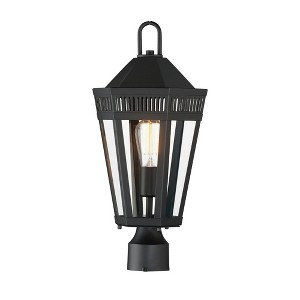 Maxim Lighting Oxford 1 - Light Post Light in  Black - 1 of 1