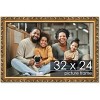 PosterPalooza | 32x24 Wood Antique Frame with UV Acrylic, 4 Finishes: Bronze, Gold, Silver, and Black - 2 of 4
