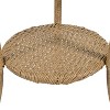 Osparple Outdoor Patio Furniture Set Bistro Set Wicker Rattan Lounge Chairs with Cushion Round Glass Table for Garden, Outdoor, Terrace - 4 of 4