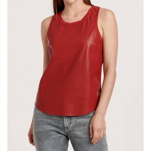 Women's CARMELA FAUX LEATHER TANK - Another Love - 1 of 4