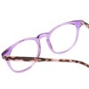 Ernest Hemingway H4850 Designer Acetate Eye Glasses Frame in Gloss Black Silver/Demo Lens 143mm Frame/58mm Lens Width - 4 of 4