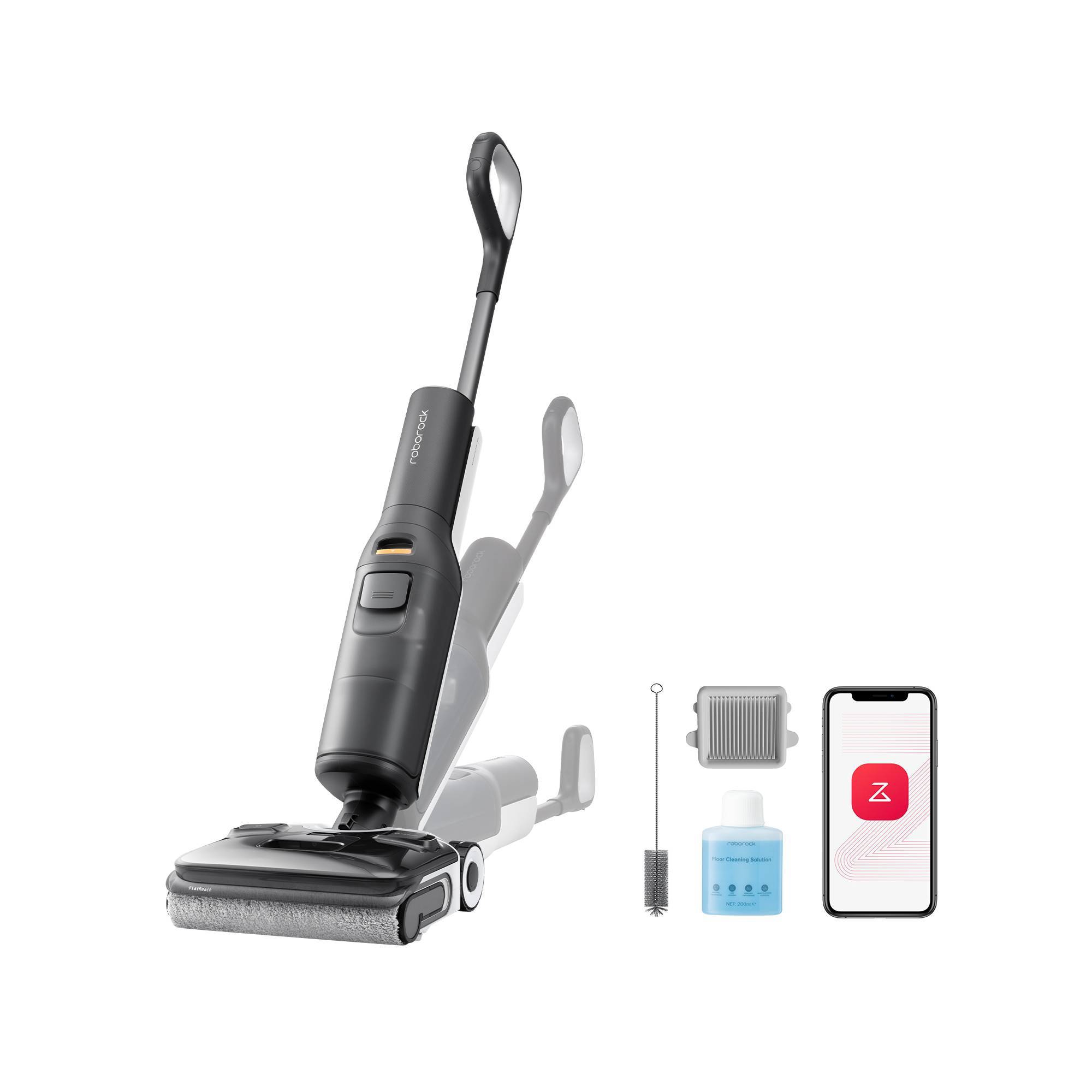 Roborock F25 ACE Cordless Wet Dry Vacuum Cleaner, Floor Washer, Smooth Maneuvers with Al Enhanced SlideTech 2.0, Zero-Tangle & Streak-Free