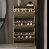 FUFU&GAGA 3 Shelf Shoe Cabinet Entryway Cabinet Woodgrain Design Shoe Racks - 3 of 4