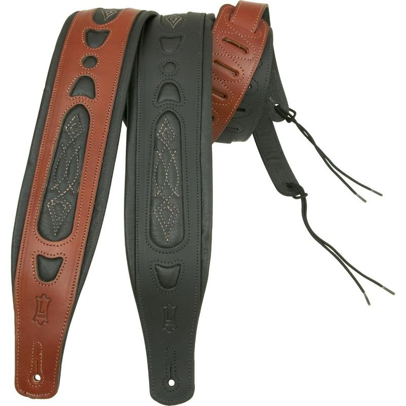Levy's Classic Padded leather guitar strap, 4 of 6