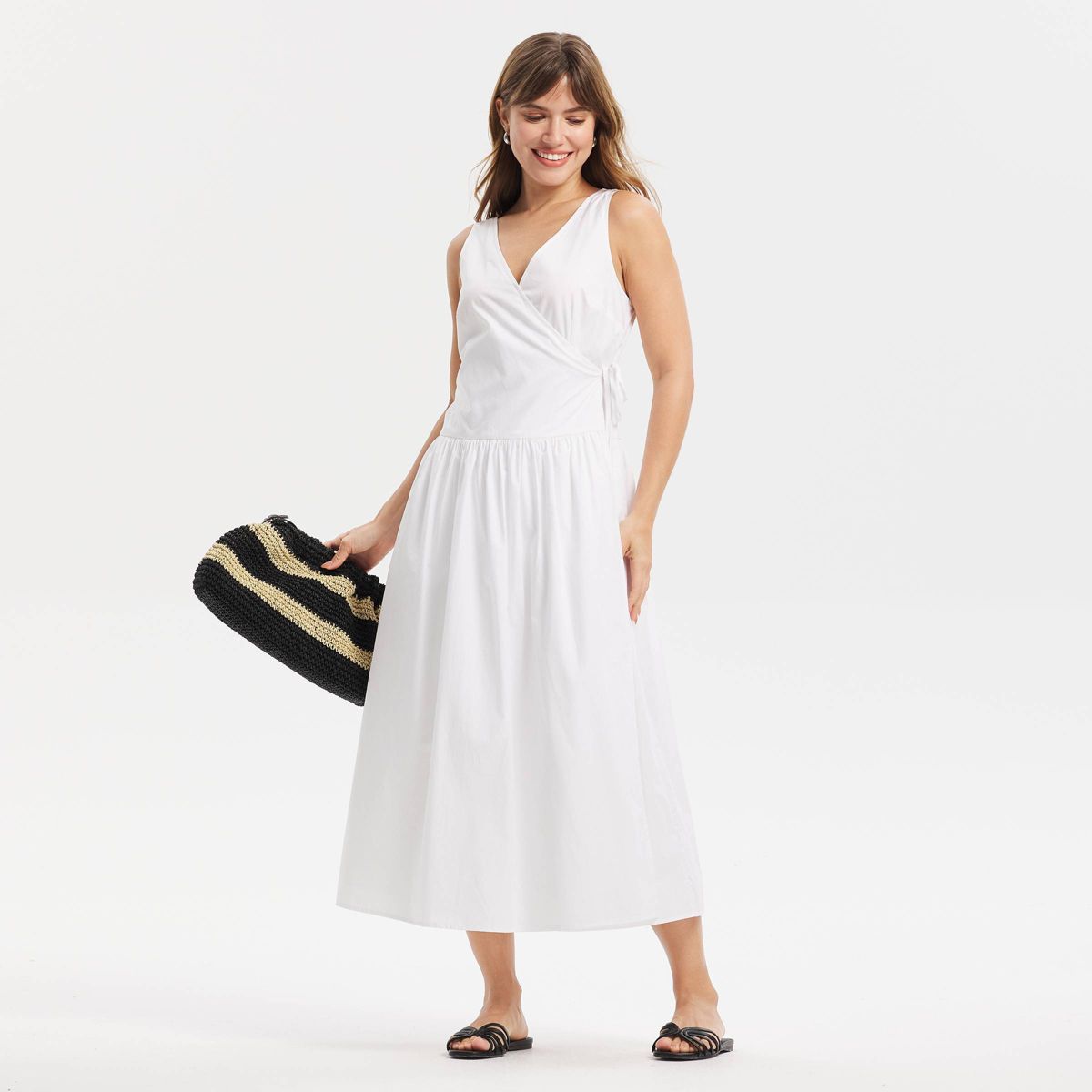 Women's Maxi Wrap Dress - A New Day™ - thumbnail 6