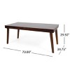 Coolbibila-Rectangular Dining Table For Indoor, Dining Table Modern With 70 Inch Long, Kitchen Dining Table For 6 - 4 of 4