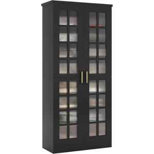Tribesigns 71" Tall Shoe Cabinet with Doors, 8-Tier Shoe Storage with Adjustable Shelves - 1 of 4