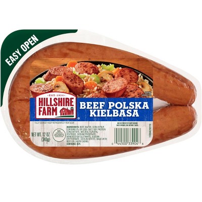 Hillshire Farm Beef Polska Kielbasa Smoked Sausage Rope - 12oz
